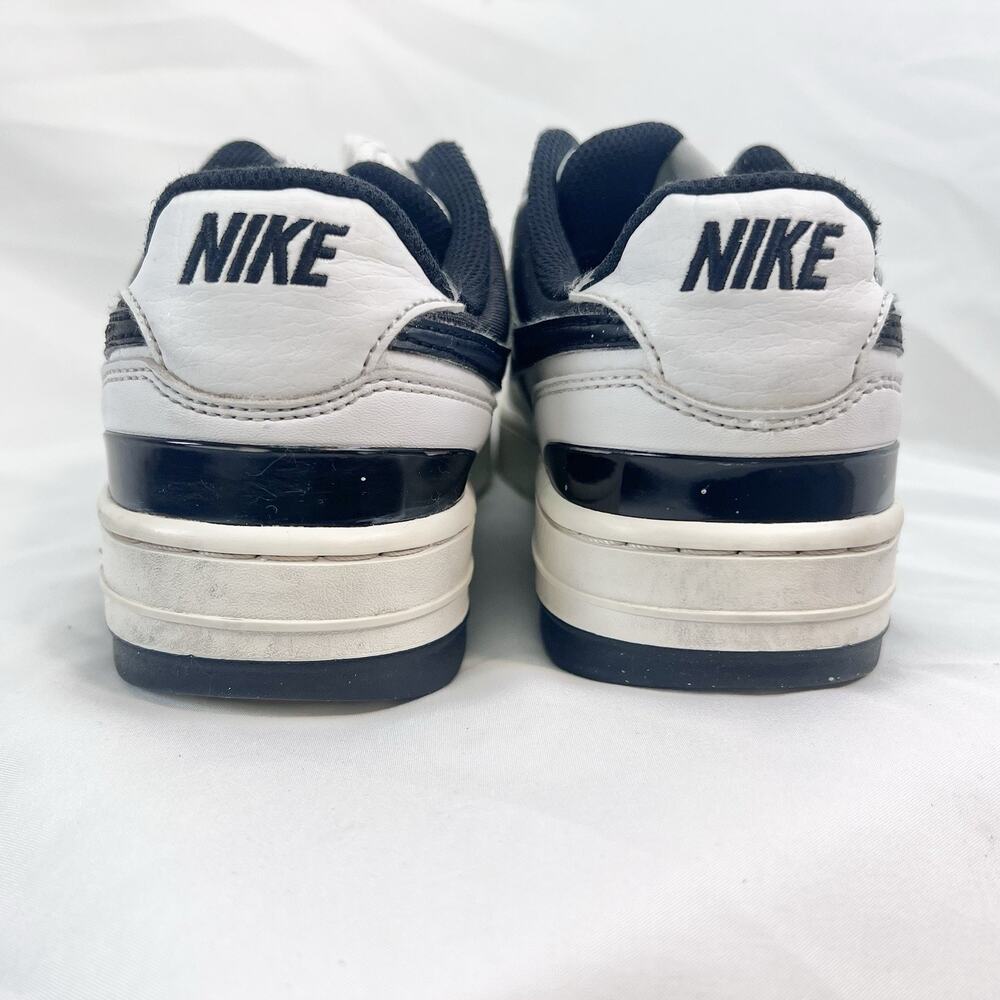 Nike Court Vision Low Next Nature White Navy Women 8.5 DX9176-100 Sneakers EU 40 - Picture 5 of 10